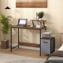 Computer Desk with Reversible Storage Drawer and Moveable Shelf - Image 2