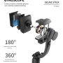 Handheld Gimbal Smartphone Bluetooth Handheld Stabilizer with Tripod Selfie Stick Folding Gimbal for Smartphone Xiaomi iPhone - Image 3