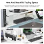 Wireless Keyboard and Mouse Combo, Cimetech Quiet Keyboard and Adjustable DPI Mouse Set, 2.4GHz USB Ultra Slim Silent Computer Keyboard and Mouse for Laptop, PC, Notebook, Desktop-Gray - Image 6