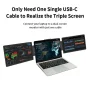 12 Inch Laptop Dual Monitor 1920*1080 HD IPS LCD Dual Monitor Screen Extender Laptops For Macbook Huawei - Image 1