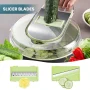 Vegetable Chopper, Dinosoo Multifunctional 12-in-1 Veggie Chopper with 7 Blades, Onion Chopper Food Chopper Vegetable Slicer Cutter Dicer - Image 3