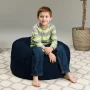Chill Sack Bean Bag Chair, Memory Foam Lounger with Microsuede Cover, Kids, 2 ft, Cinnabar - Image 4
