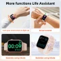Mingdaln 1.85''HD Men Womens Smart watch,with Bluetooth Answer/Make Calls/120+Sports Modes/10 Days Standby, IP68 Waterproof Fitness Tracker Fits for Android Iphone Devices, perfect gift(Pink) - Image 5
