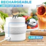 Bionic Blade Smoothie Blender Personal Portable Rechargeable Blender Juicer Protein Mikshake Baby Food Maker - White - Image 3