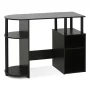 15111 Jaya Simplistic Computer Study Desk With Bin Drawers, Espresso - Image 4