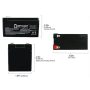 12V 1.3Ah Power Sonic PS1212 Rechargeable Replacement SLA Battery - Image 6