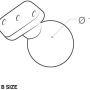 RAM MOUNTS Diamond Ball Base with 2-Hole AMPS Pattern, B Size 1" Ball Mount for RAM Device Holders and Mounting Systems RAM-B-238U - Image 6