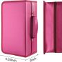 alavisxf xx CD Case, 160 Capacity Nylon Protective Disc Organizer for Car | CD DVD Holder, Portable Handle, Zipper Closure, Anti-Slip Sleeves, Heavy Duty Storage Bag, for Home Office Travel - Image 2
