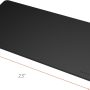 Satechi Eco-Leather Deskmate 23” x 12.2” - Desk Blotter & Protector - Safe for Lacquered & Varnished Wooden Surfaces (Black) - Image 2