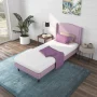 NapQueen Rainbow 5" Twin, Memory Foam Mattress, Blue - Image 3