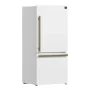 Forno Appliances - 32 in. Wide Milano Espresso 17.2 Cu. Ft. Counter-Depth Bottom Freezer Refrigerator with Right Swing Door - White - Image 2