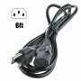 6ft High Quality AC Power Cord Cable Lead Plug for VIZIO Olevia VO320E LCD HD TV - Image 1