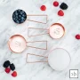 Styled Settings Copper Stainless Steel Measuring Cups and Spoons Set - Image 5
