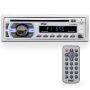 Pyle 300 Watt Marine Bluetooth Stereo Receiver Single DIN with CD Player - Image 1