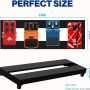 Mini Guitar Pedal Board, 0.9lb Aluminum, 16x5.3in, with Tape & DC Cable - Image 3