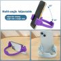 HONSKY Thumbs-Up Phone Stand for Tablets, E-Readers and Smart Phones – Green/Purple – 2 Count - Image 4