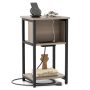3-Tier End Table with USB Ports & Power Outlets - Image 3