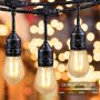 VAVOFO- 48ft Bistro Outdoor String Lights, 15+2(Spare) LED 2W Edison Vintage Shatterproof Waterproof Bulbs, 2200K Warm White Connectable for Christmas, Deck, Patio, Garden, Backyard, Porch, Party - Image 5