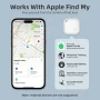 Mini Anti-loss Device For Apple Find My App Keys Finder Smart Tag Wallet Lost Item Finder Bluetooth Find Device Only IOS System - Image 2