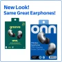 (Open Box) New - onn. Wireless Earphones with Adaptive Noise Cancellation & Charging Case, Black - Image 3