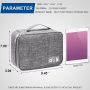 Electronics Organizer Travel Universal Cable Organizer Bag Waterproof Electronics Accessories Storage Cases for Cable, Charger, Phone, USB, SD Card, Hard Drives, Power Bank, Cords - Image 4