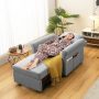 3-in-1 Pull-out Convertible Adjustable Reclining Sofa Bed - Image 2