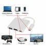 Type C USB 3.1 to USB-C 3.0 4K HDMI Adapter Cable 3 in 1 For Android LG Samsung - Image 5