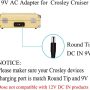9V AC Adapter For Crosley Cruiser III CR8005A-RE CR8005A-DT1 Record Player Power - Image 5