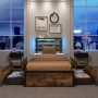 Twin Size Bed Frame with Drawers LED Lights and USB Ports - Image 2