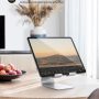 Tablet Stand Adjustable, Lamicall Phone Stand : Desktop Stand Holder Dock Compatible with Phone Xs Max XR, New iPad 2018 Pro 9.7, 10.5, Air Mini 2 3 4, Kindle, Accessories, Tab (4-13 inch) - Silver - Image 1