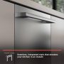 LG - STUDIO FlushFit 24-in Top Control Smart Built-In Stainless Steel Tub Dishwasher w/3rd Rack, 1 Hour Wash and Dry, 39dBA - Stainless Steel - Image 4