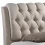 Ainge Transitional Beige Fabric Upholstered King Size Bed - Image 4