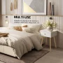 Vesteel Nightstand, Modern End Table with Drawer, White Bedside Furniture Dresser for Bedroom, Living Room - Image 4