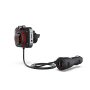 Rexing - FMT2 Bluetooth FM Transmitter Hands-Free Car Kit with QC3.0 and Smart 2.4A Dual USB Ports - Black - Image 3