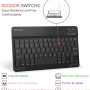 Fintie Keyboard Case for 9.7" iPad 6th Generation 2018 / iPad 5th Gen 2017 / iPad Air 2 / iPad Air 1 - [Built-in Pencil Holder] Soft TPU Back Cover w/Magnetically Detachable Keyboard, Black - Image 2