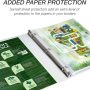 Samsill Plant-Based 0.5 Inch Durable Round Ring, View Binder, Eco-Friendly, USDA Certified Biobased, 6 Pack, White - Image 6