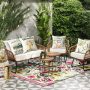 Artscope Set of 4 Decorative Throw Pillow Covers 18x18 Inches, Spring Flowers Waterproof Cushion Covers, Perfect to Outdoor Patio Garden Living Room Sofa Farmhouse Decor - Image 3