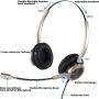 Emaiker USB Type C Headphones with Noise Cancelling Microphone, On Ear USB C Headset with Mic for PC, Laptop,Tablet, Compatible with Samsung S20, Note 10/10+, iPad Pro 2020,Huawei,Google Pixel - Image 2