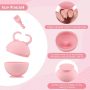 2 Pack Ice Roller for Face, Face Ice Roller for Women Face Neck Body and Eye, Ice Face Roller Tones Skin Eliminates Puffiness Ice for Face Ice Mold (Pink Blue) - Image 2
