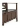 48" Chandler Solid Wood Entryway Storage Bench - Wyndenhall - Image 4