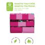 Delta Children Deluxe Multi-Bin Toy Organizer with Storage Bins, White/Pink Bins - Image 4