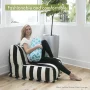 Majestic Home Goods Chair Lounger Sherpa Cream - Image 3