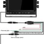 Backup Camera System Kit 7" LCD Reversing Monitor +Rear View Back Up Camera with 170 ° Wide Angle, Waterproof IP68, 18 Infrared Night Vision for Trucks/RV/Trailers/Bus/Vans/Box Truck - Image 6
