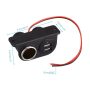 12V Car Cigarette Lighter Socket Splitter Dual USB Charger Power Adapter Outlet - Image 2