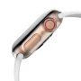 Apple Watch Series 4 44 MM Hybrid TPU Rubber Silicone Hard Case Cover Crystal CLEAR Screen Cover for Apple Watch iWatch Series 4 44mm - Image 3