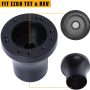 EZGO Steering Wheel Adapter Golf Cart Steering Wheel Adapter for EZGO TXT and EZGO RXV Golf Carts Mounting Adapter(Black) - Image 2
