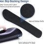 Mouse Pad Wrist Support and Keyboard Wrist Rest Set with Coasters, Stay Positive Work Hard and Make It Happen Inspirational Quote Non-Slip PU Base Ergonomic Mousepad for Home Office Working Studying - Image 5