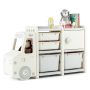 Toddler Truck Storage Organizer with Plastic Bins - Image 3