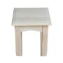 Unfinished End Table - Image 4