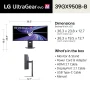 LG - UltraGear evo GX9 39" 5K2K OLED 165Hz 0.03ms G-SYNC FreeSync Premium Pro Gaming Monitor with DisplayHDR TRUE 500 - Black - Image 2
